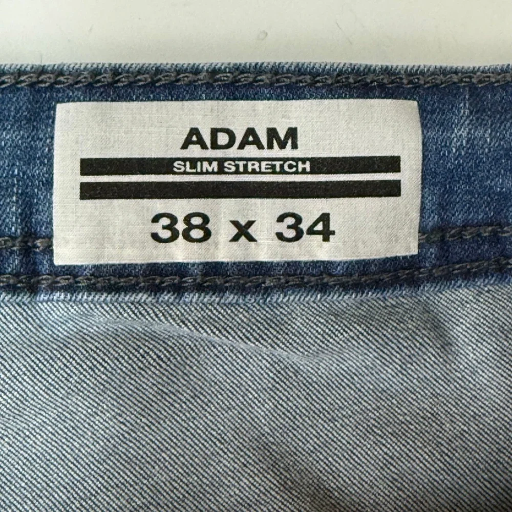 Buffalo David Bitton‎ Jeans Mens 38x34 Blue Adam Slim Cotton Stretch Denim